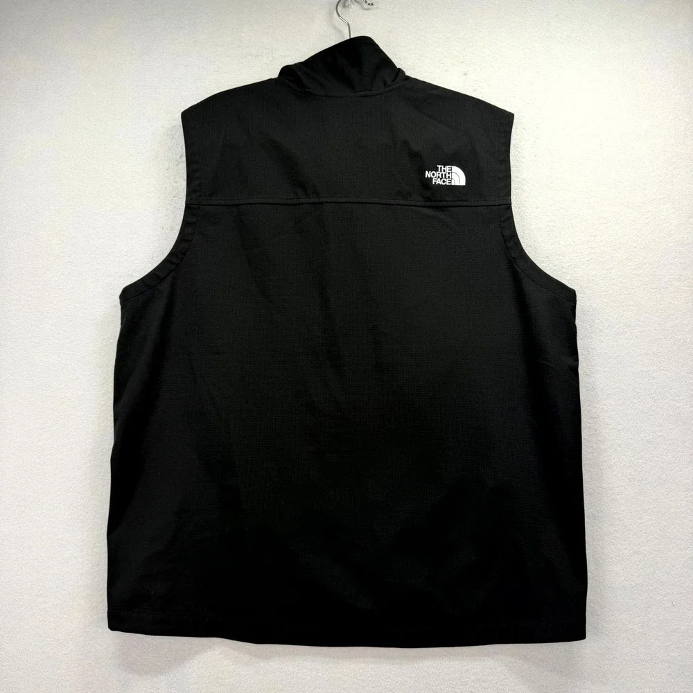 The North Face Vest Mens XL Black Face Just Cause Scrubs Ripstop Full Zip Jacket